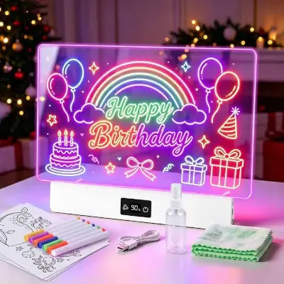 LED light-up drawing board